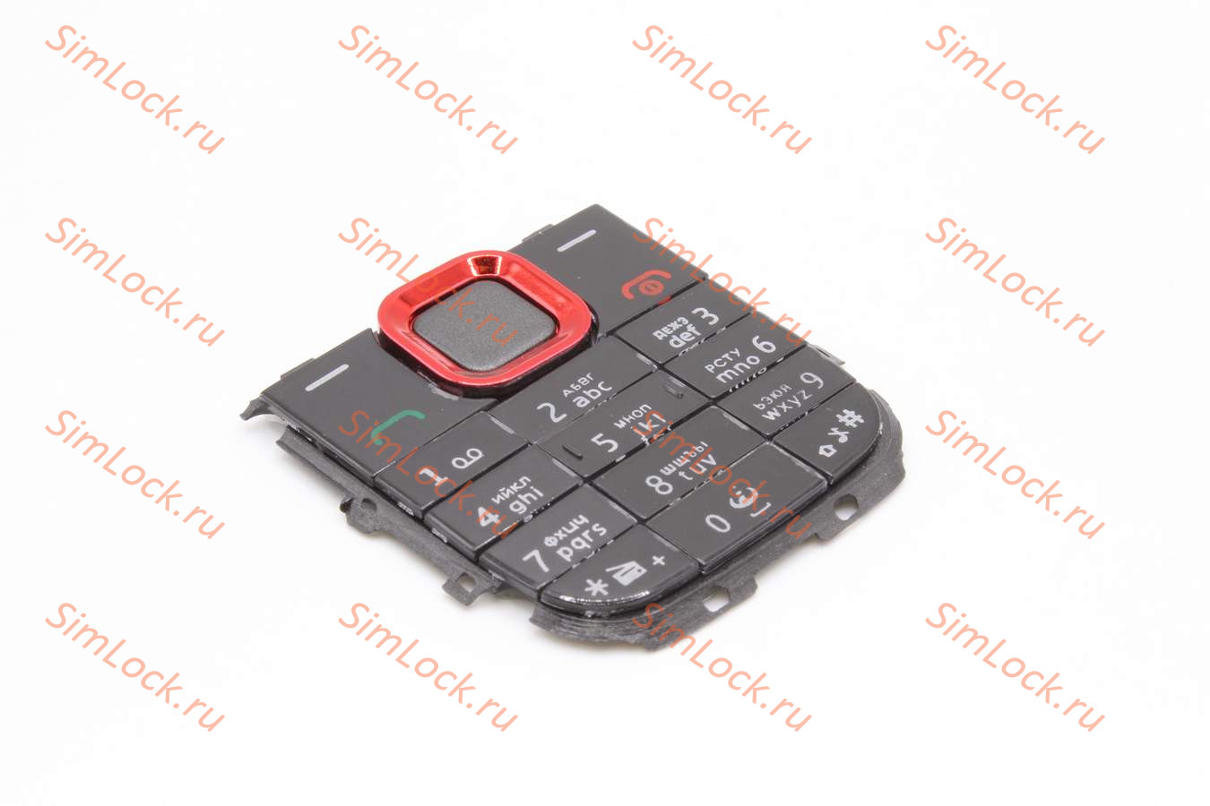 Nokia 5130 - клавиатура, цвет черный-красный