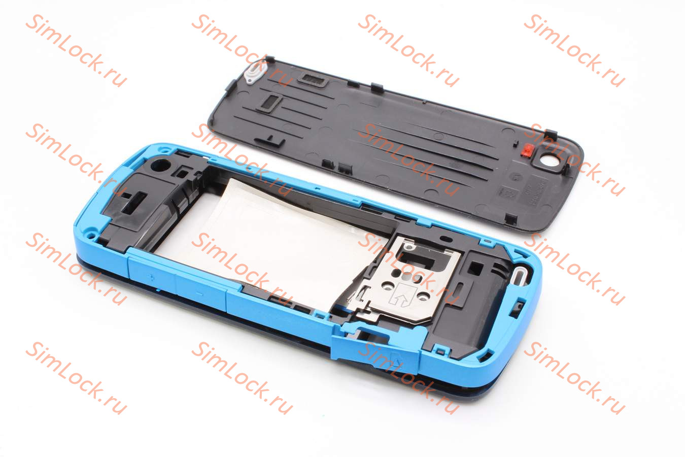 Nokia 5220 - корпус, цвет черный+синий, крышка ST