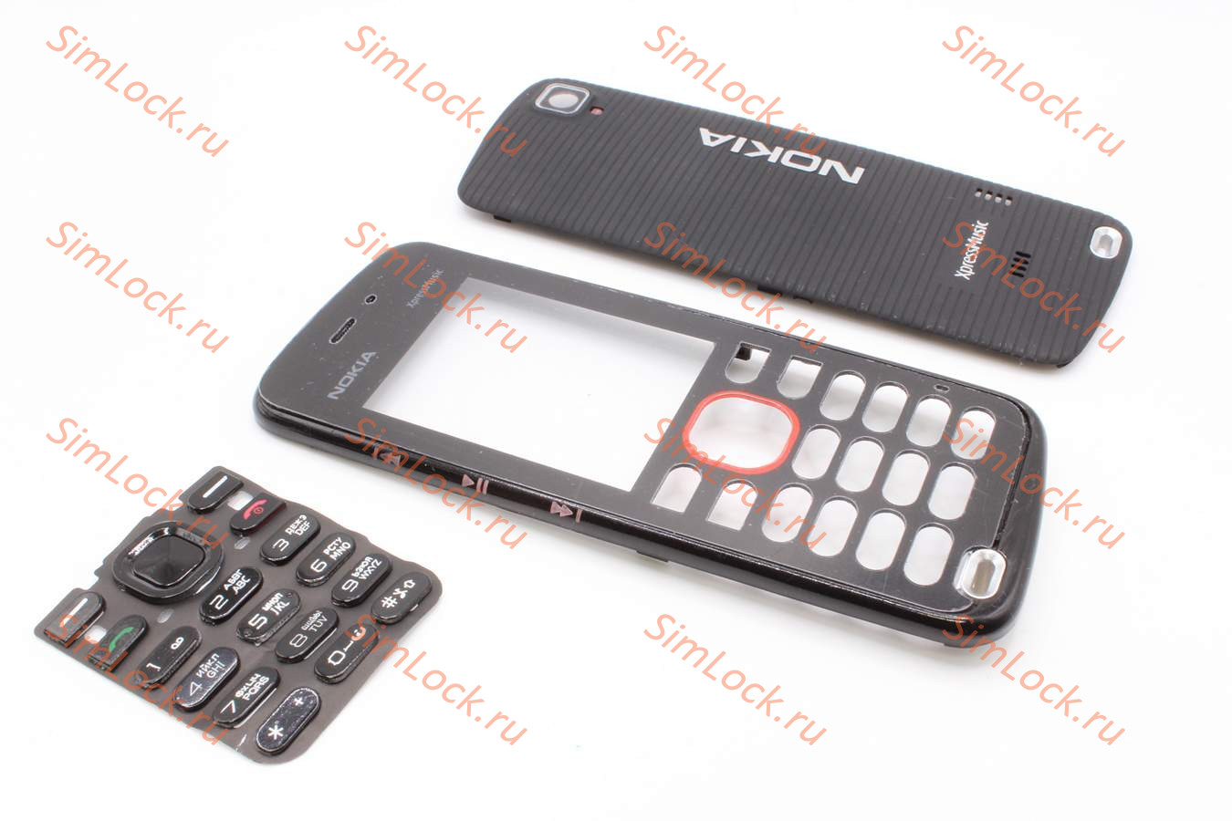 Nokia 5220 - панели, цвет черный