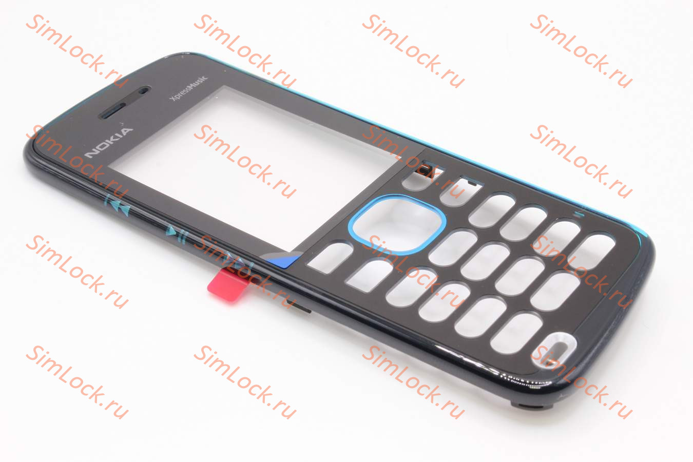 Nokia 5220 - лицевая панель, цвет ELECTRO BLUE, оригинал