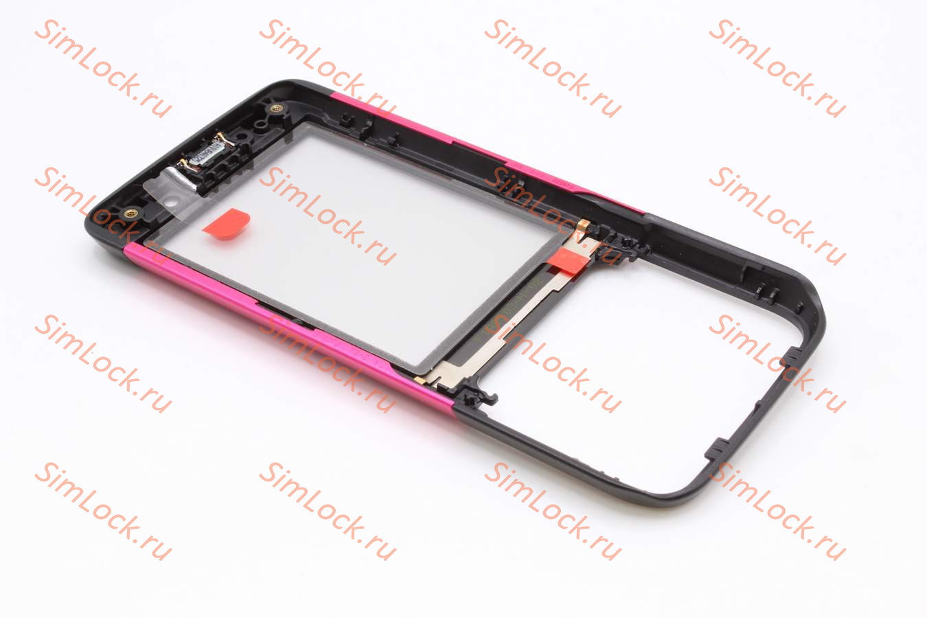 Nokia 5610 - лицевая панель в сборе с динамиком, цвет PINK, оригинал