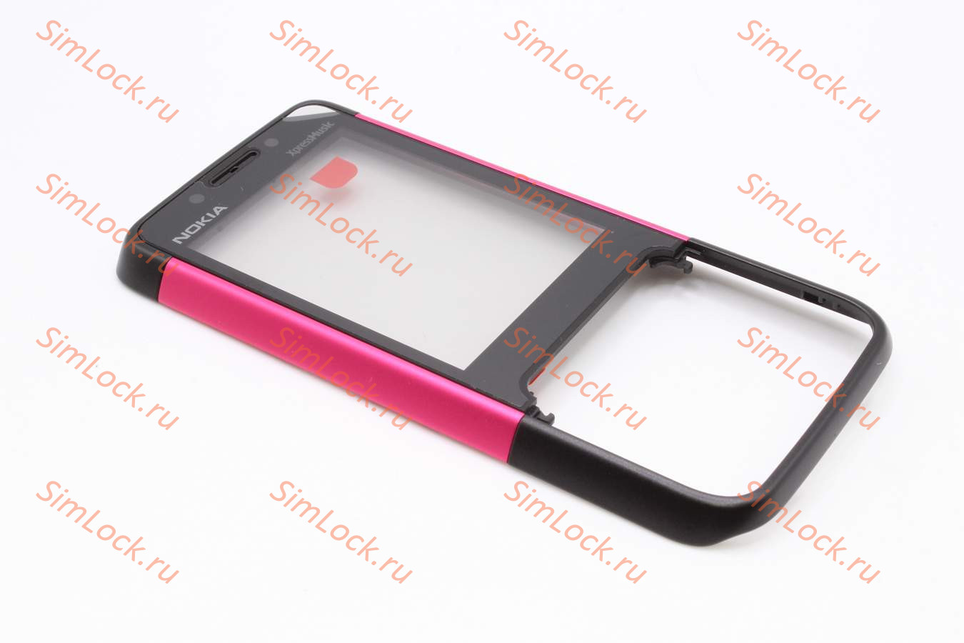 Nokia 5610 - лицевая панель в сборе с динамиком, цвет PINK, оригинал