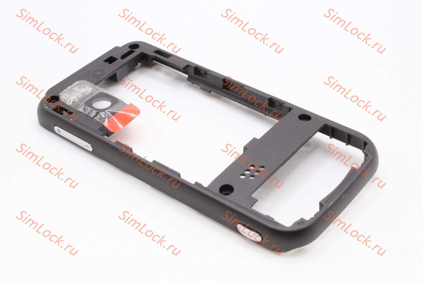 Nokia 5610 - средняя часть в сборе с разъемом, вспышкой и кнопками, цвет BLACK, оригинал