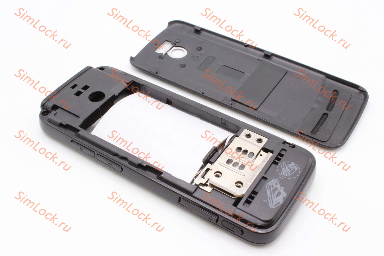Nokia 5630 - корпус, цвет черный+серый