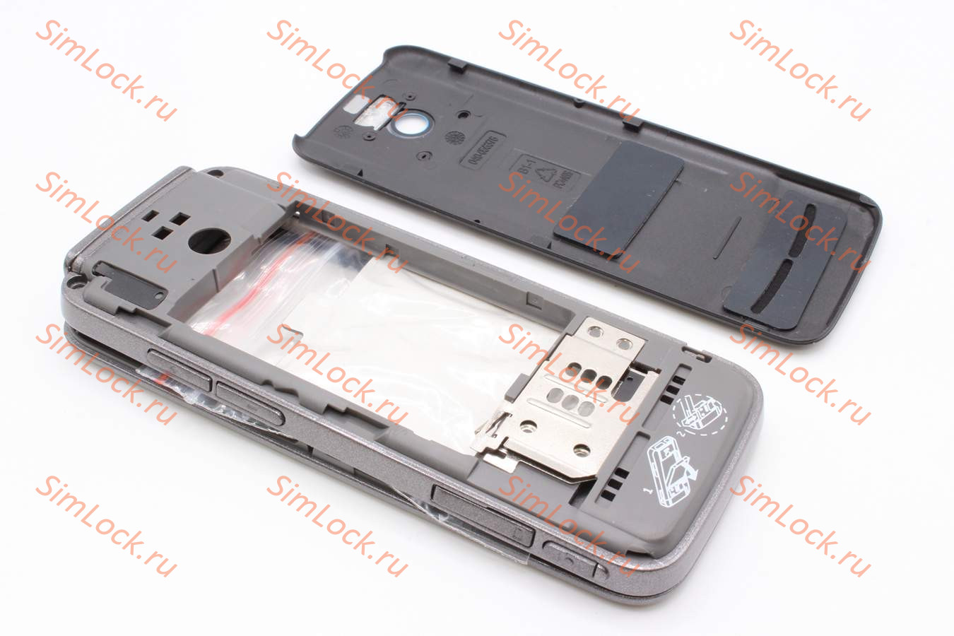 Nokia 5630 - корпус, цвет черный+синий