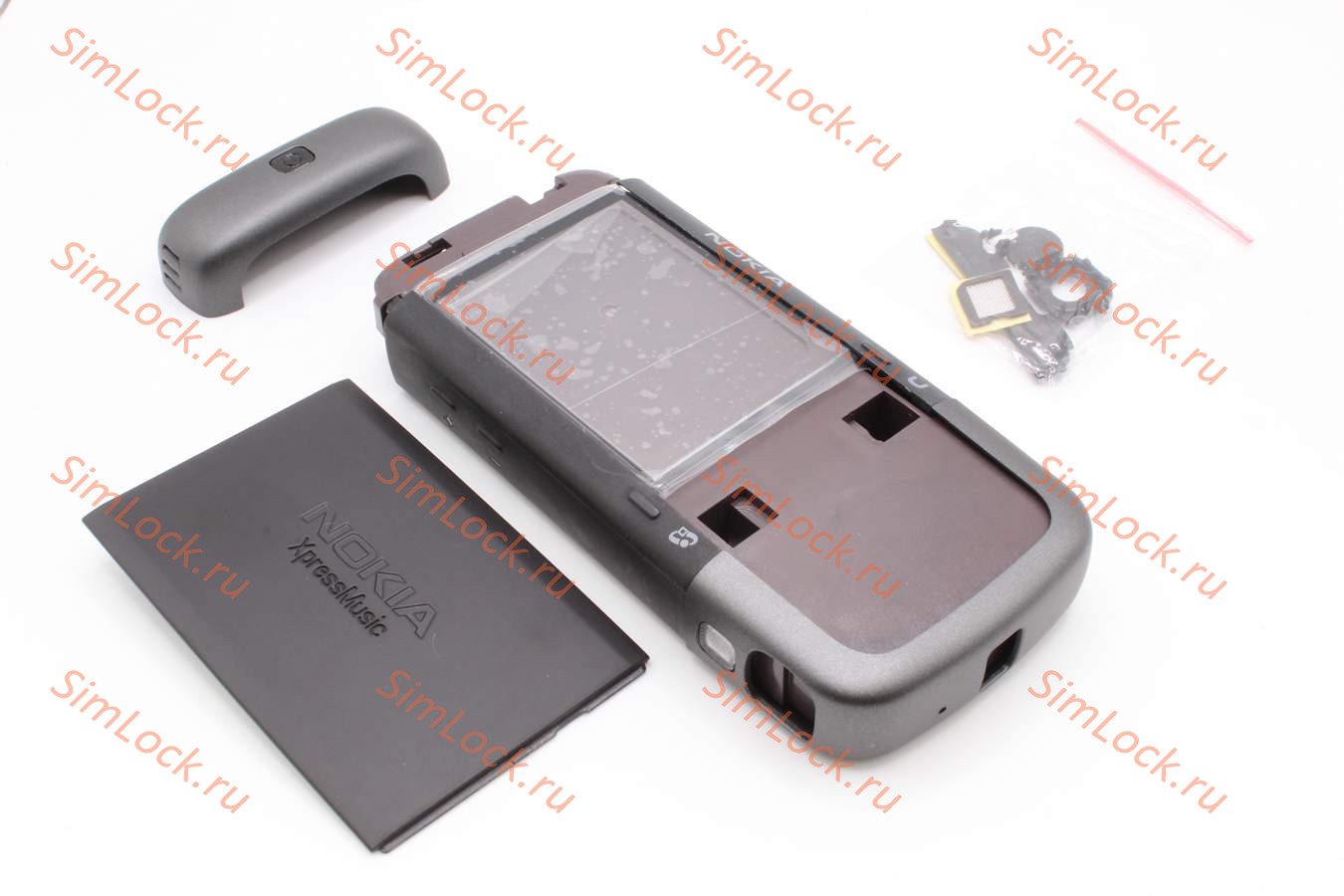 Nokia 5700 - корпус без средней части, цвет черный