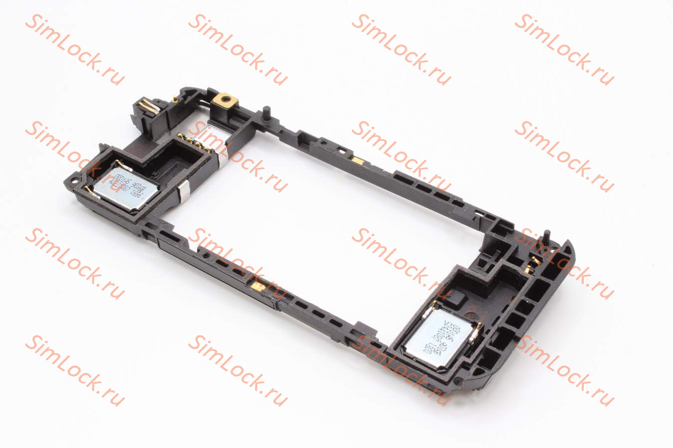 Nokia 5800 - средняя часть в сборе с разъемом, двумя звонками, вспышкой