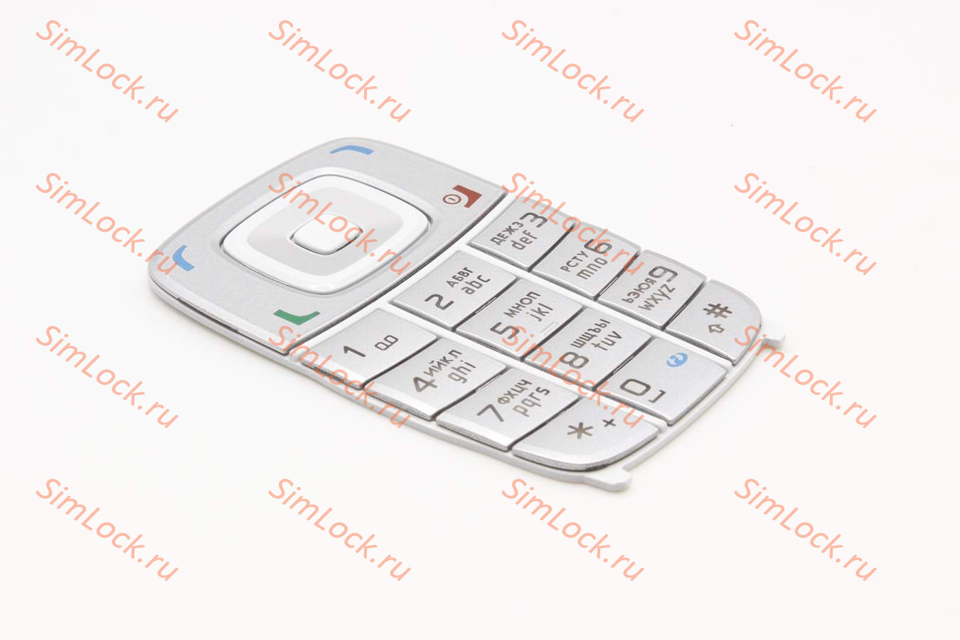 Nokia 6101 - клавиатура цифр, цвет SILVER, оригинал купить по цене 350 р. в  Челябинске - интернет магазин SimLock.ru