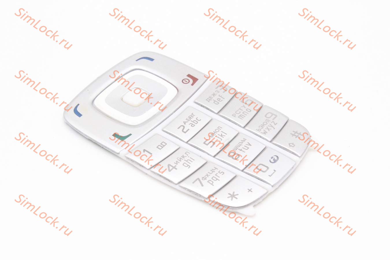 Nokia 6101 - клавиатура, цвет серый+белый