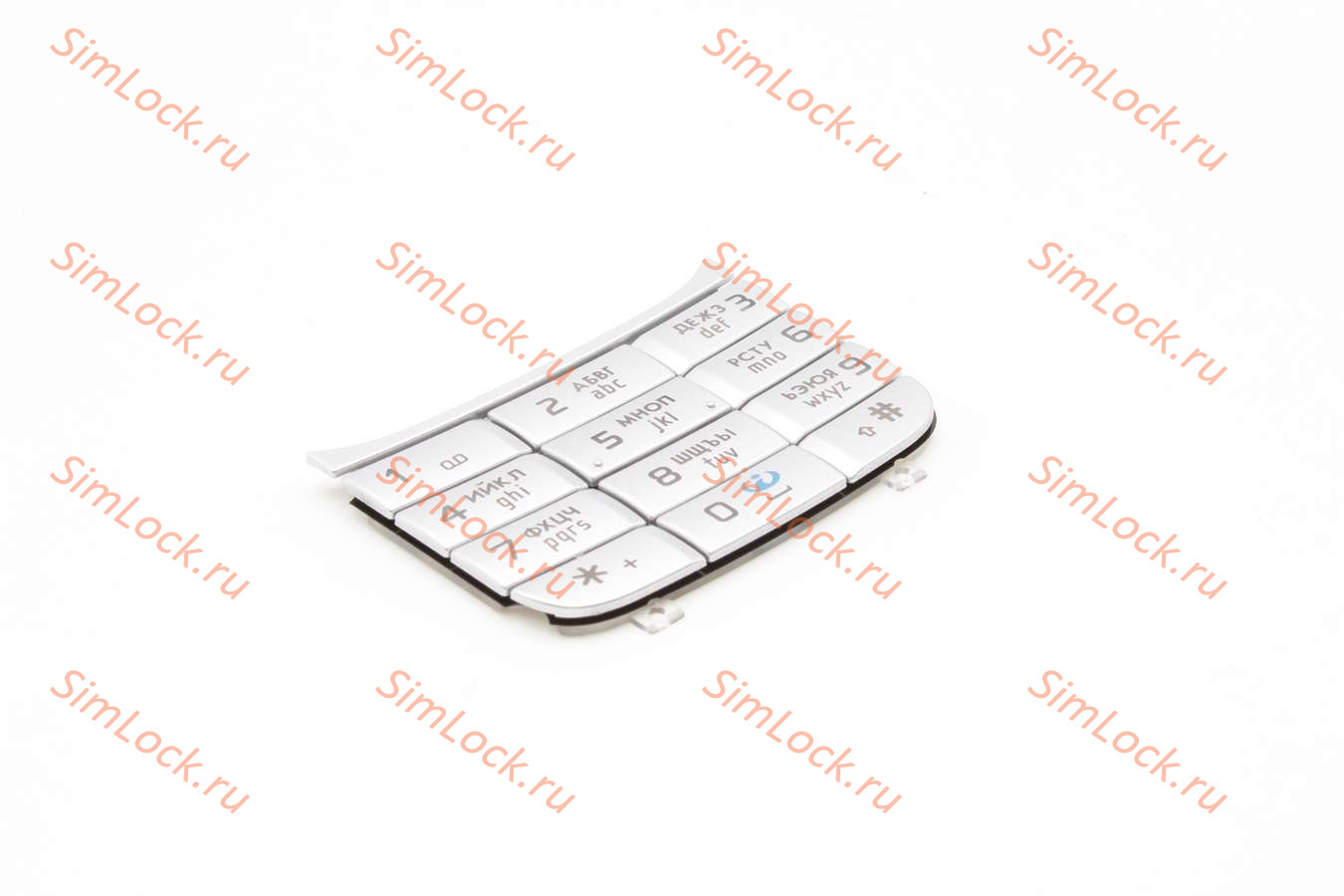 Nokia 6111 - клавиатура нижняя, цвет SILVER, оригинал