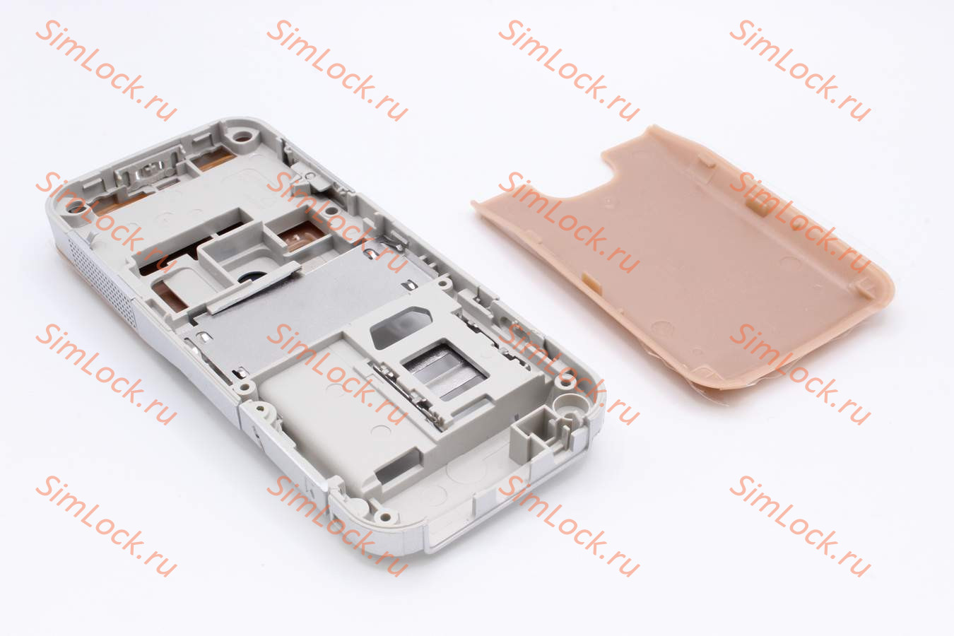 Nokia 6120 classic - средняя часть + розовая задняя панель