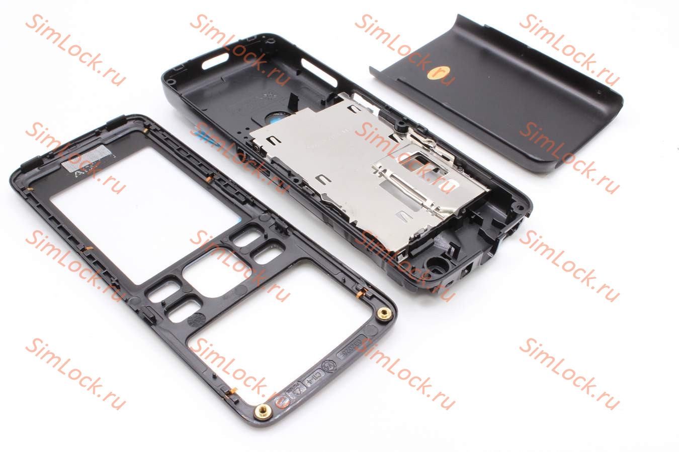 Nokia 6300 - корпус, цвет черный, лицевая панель с экранировкой