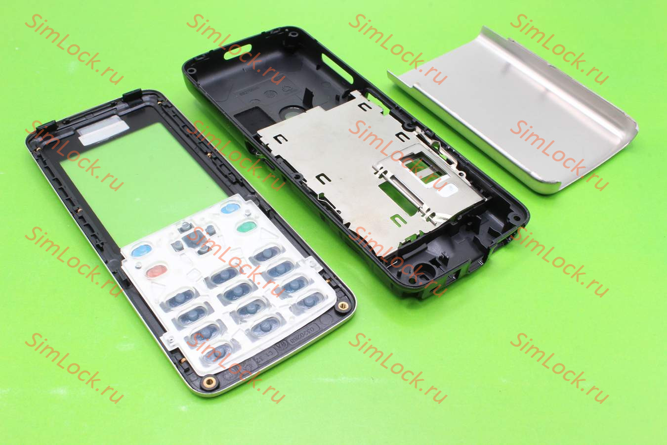 Nokia 6300 - корпус, цвет серый, лицевая панель с экранировкой