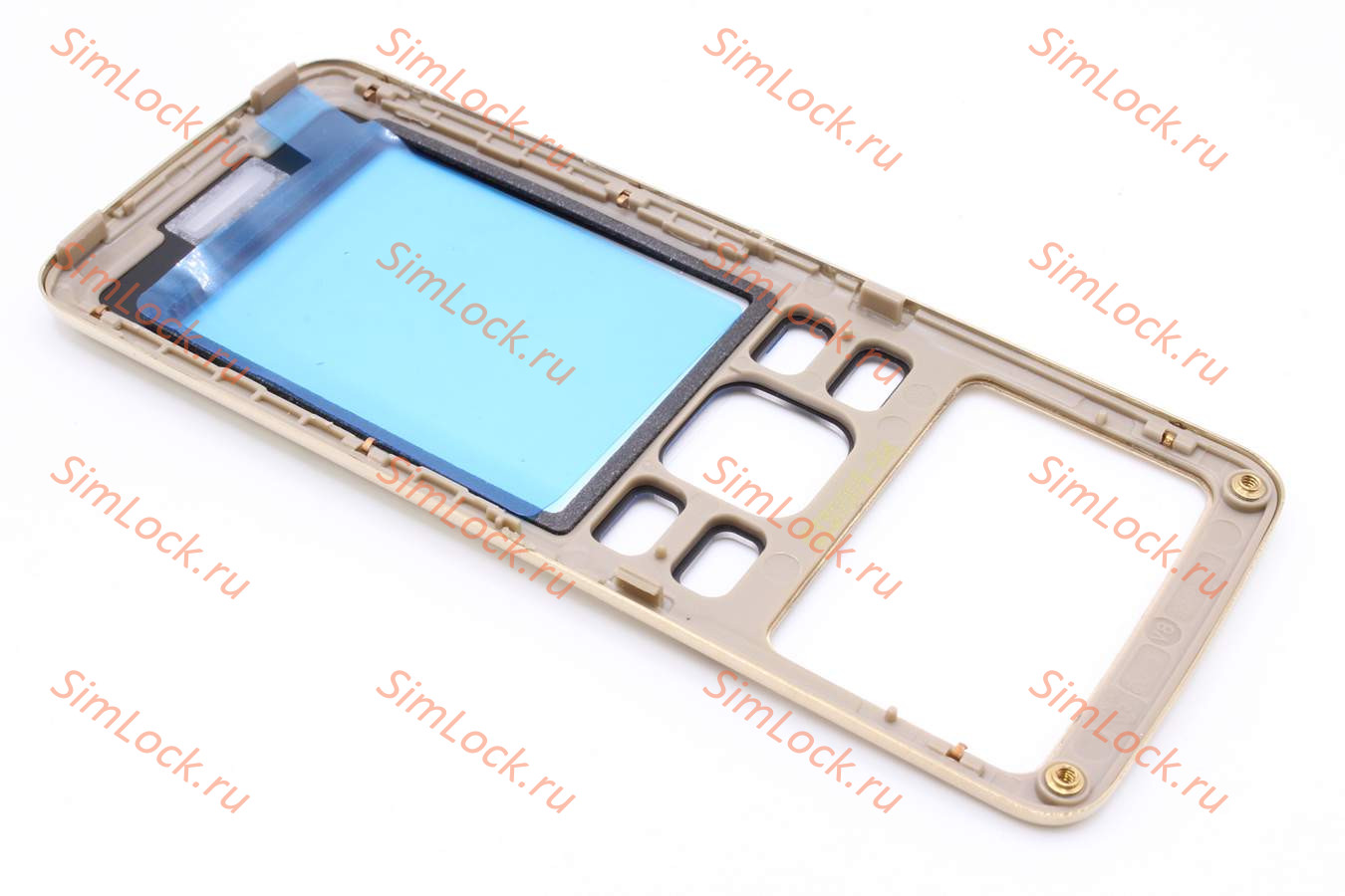 Nokia 6300 - корпус, цвет золото, лицевая панель с экранировкой