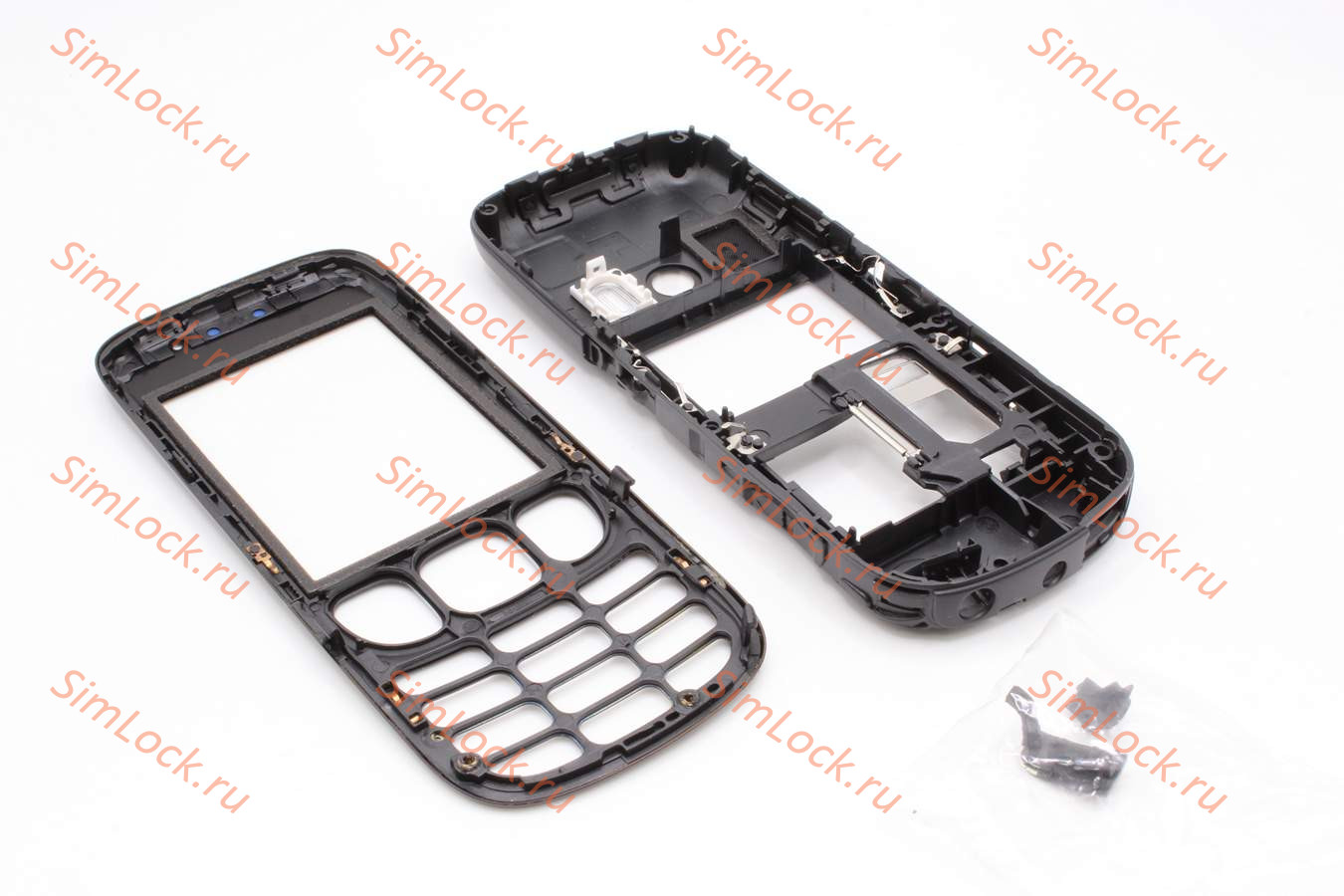 Nokia 6303 - корпус, цвет черный, без панели АКБ