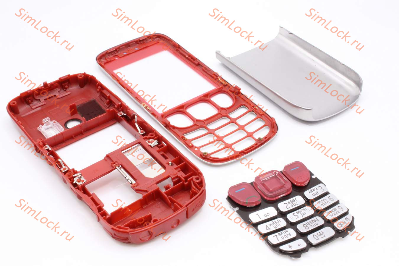 Nokia 6303 - корпус, цвет красный, среднее качество