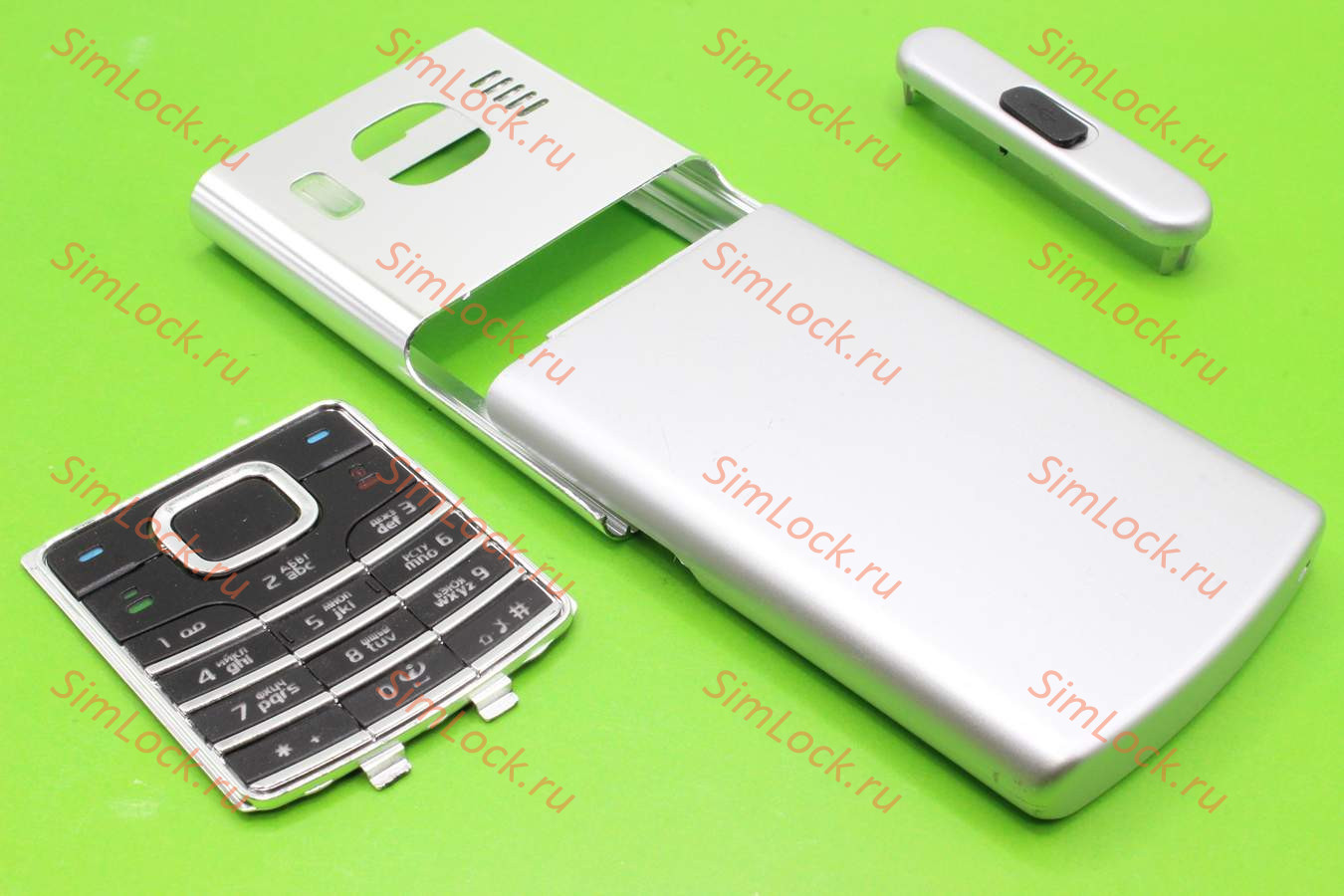 Nokia 6500 classic - панели, цвет серебро