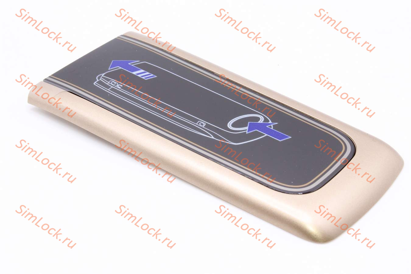 Nokia 6555 - панель АКБ, SAND GOLD, оригинал