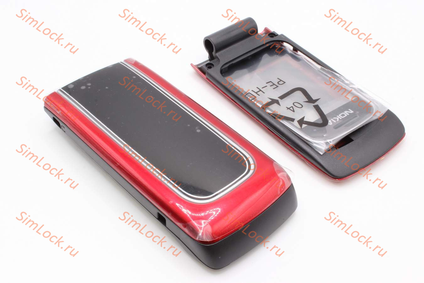 Nokia 6555 - корпус, цвет красный