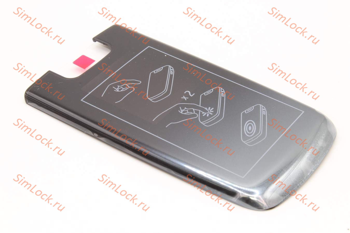 Nokia 6600 fold - внешняя верхняя панель, BLACK, оригинал