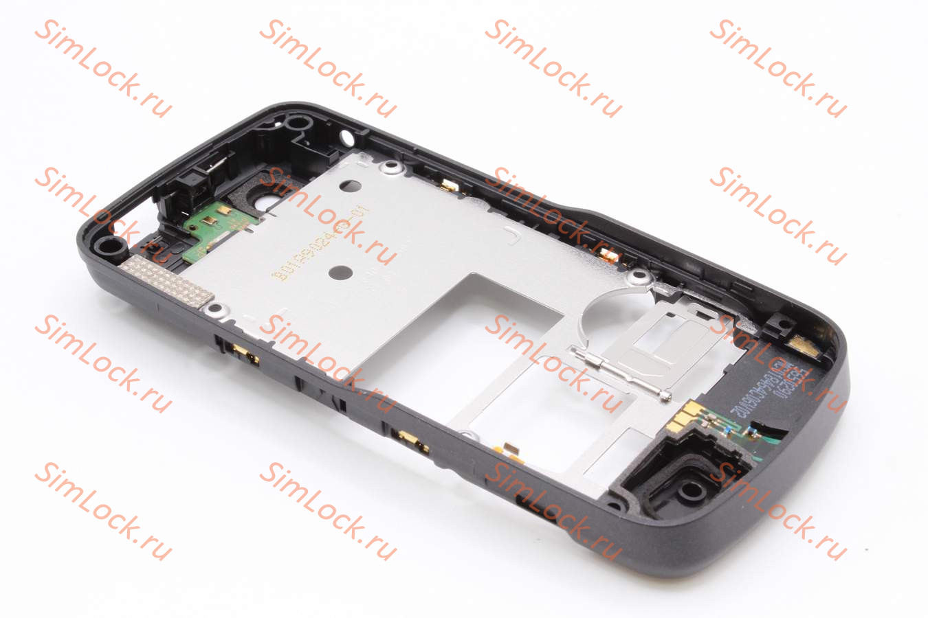 Nokia 6600 slide -средняя часть со вспышкой, аудио и антенным модулем, MAGENTA, оригинал