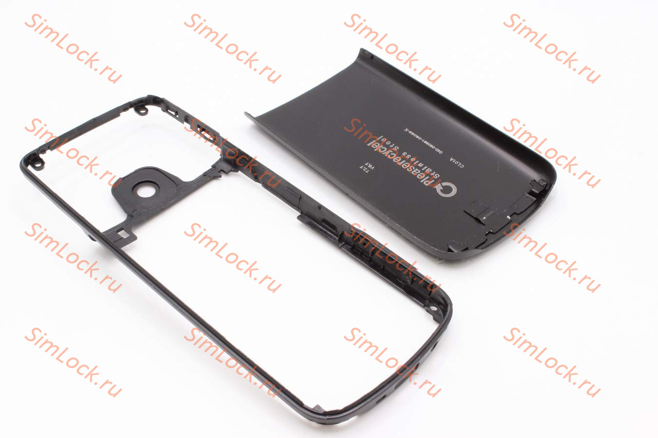 Nokia 6700 classic - корпус, цвет черный со средней частью, но без панели антенны