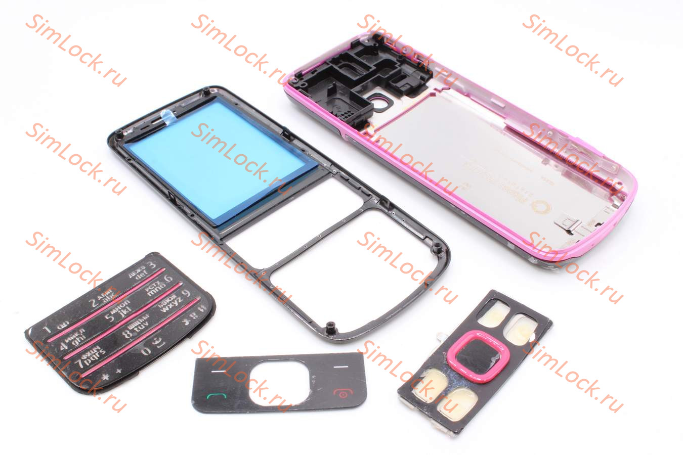 Nokia 6700 classic - корпус, цвет черный+розовый