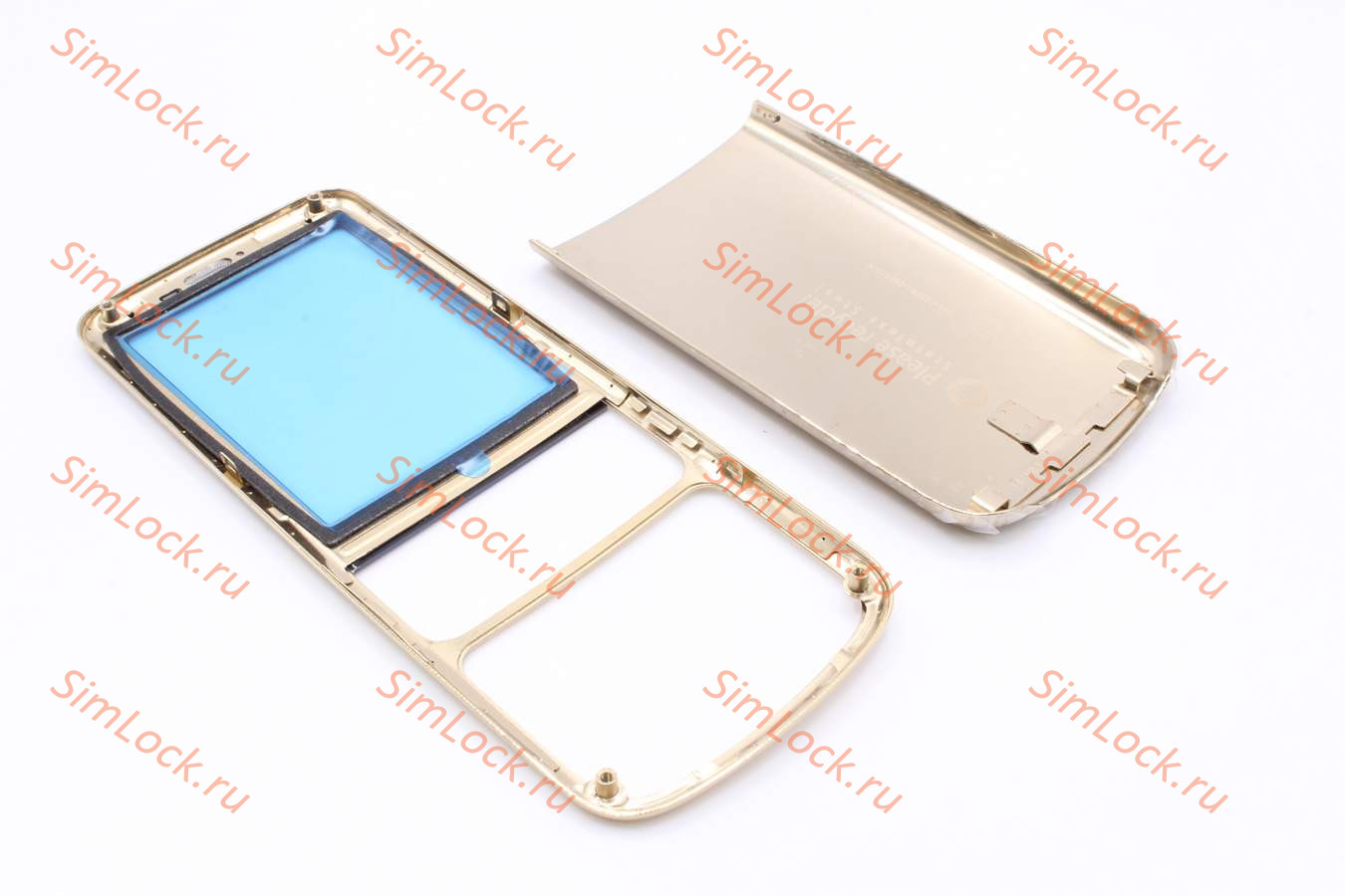 Nokia 6700 classic - лицевая панель + панель акб, цвет золото