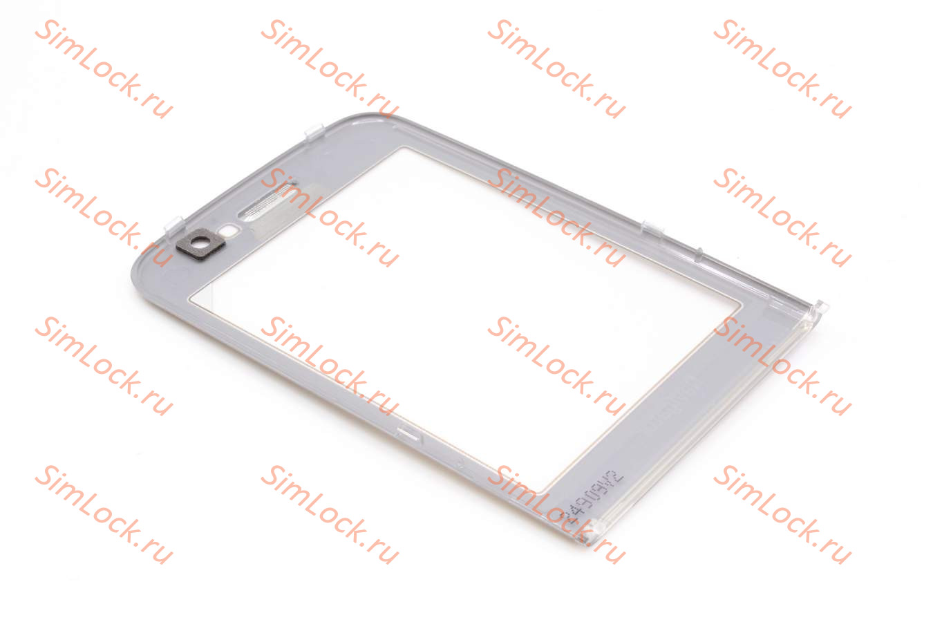 Nokia 6710 navi - рамка дисплея с защитным стеклом, TITANIUM, оригинал