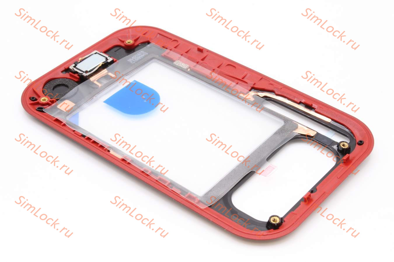 Nokia 6760 slide - лицевая панель в сборе с динамиком, RED, оригинал