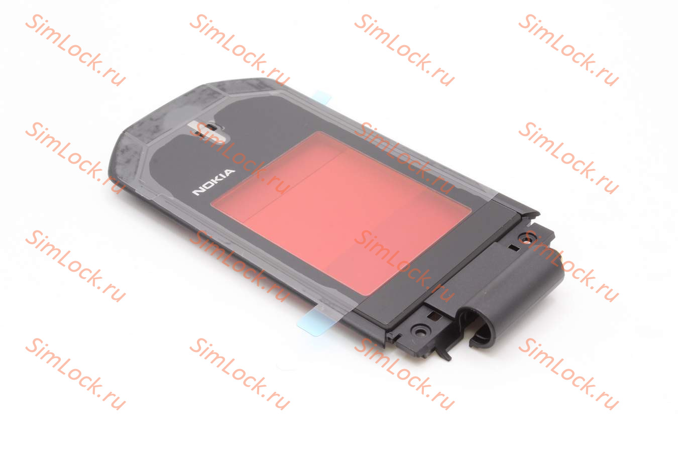 Nokia 7070 - внутренняя верхняя панель в сборе с динамиком и поворотным механизмом, BLACK, оригинал