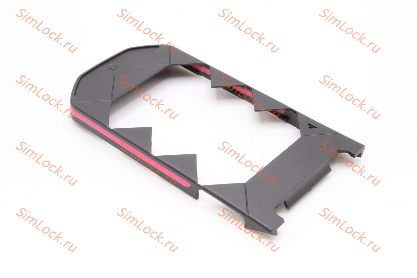 Nokia 7070 - внутренняя панель нижней части, BLACK - PINK, оригинал