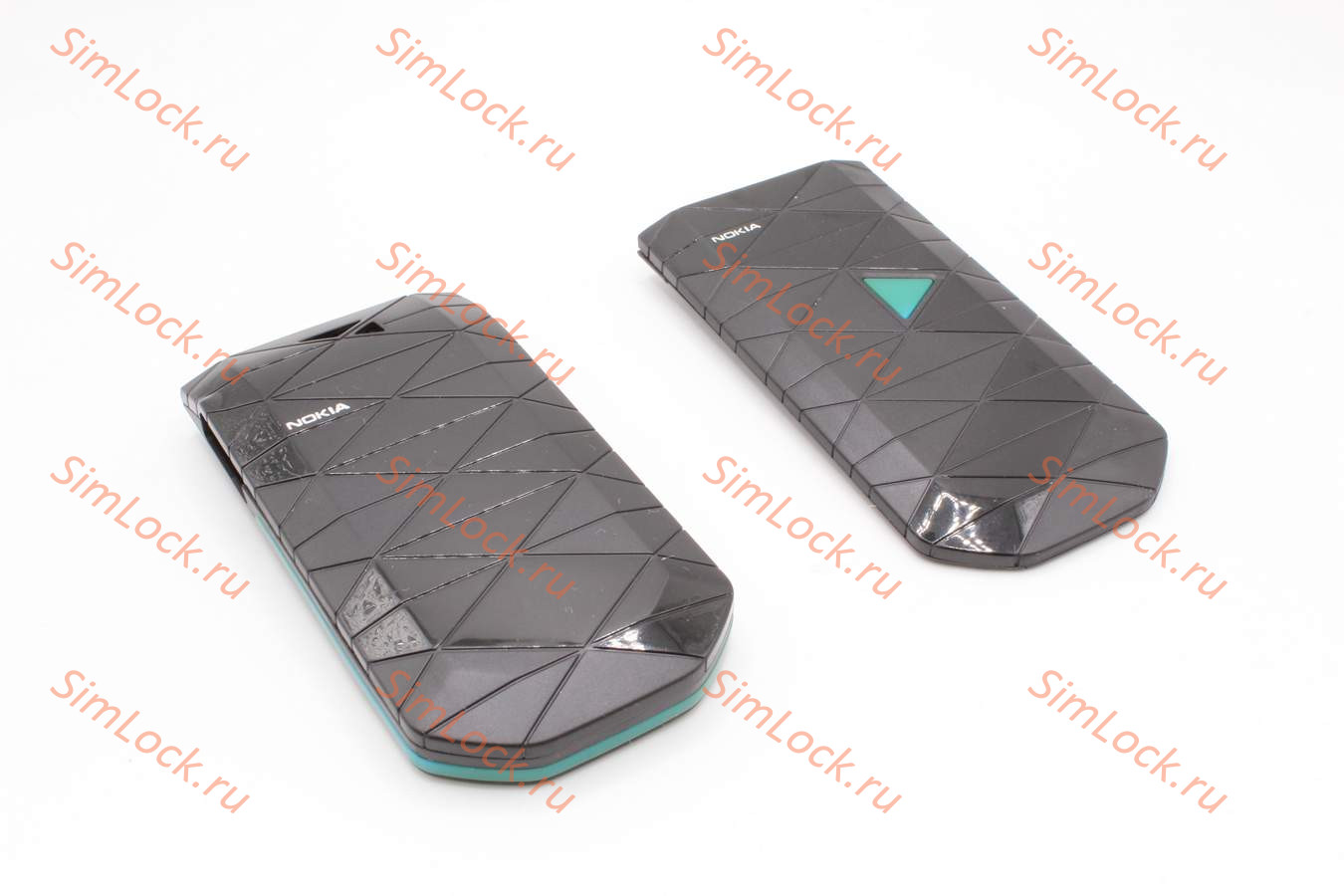 Nokia 7070 - корпус, цвет черный+зеленый