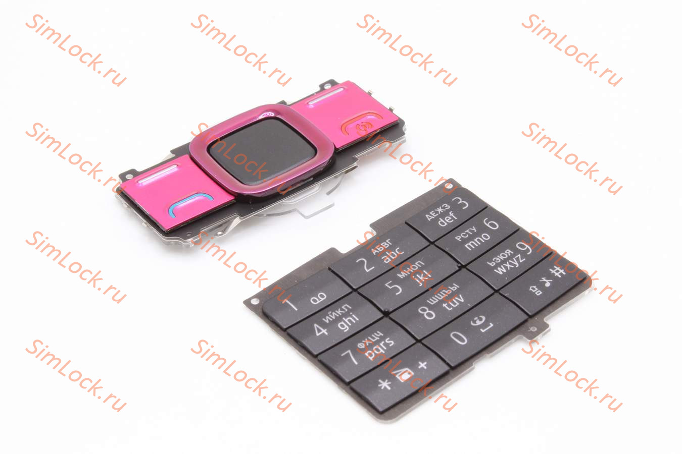 Nokia 7100 supernova - клавиатура, JELLY RED