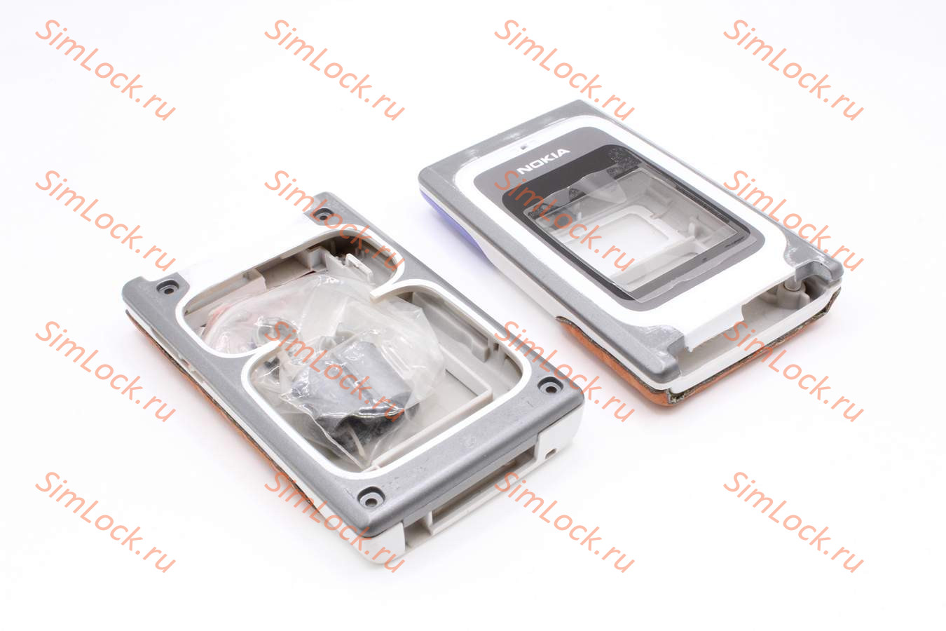 Nokia 7200 - корпус, цвет белый, синие и коричневые вставки