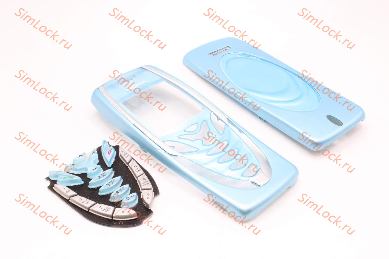 Nokia 7210 - панели, цвет голубой
