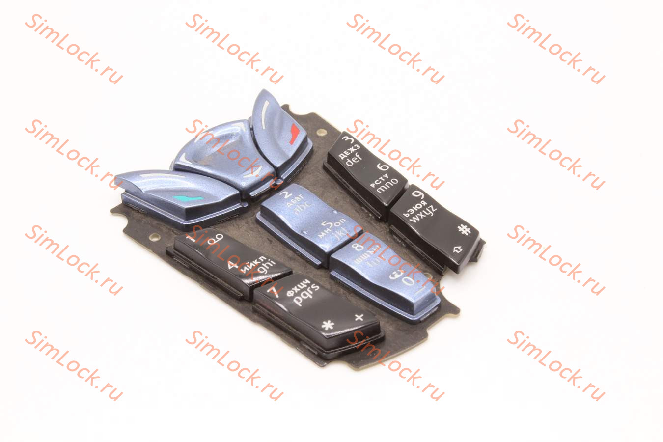 Nokia 7250 - клавиатура, цвет черный + синий