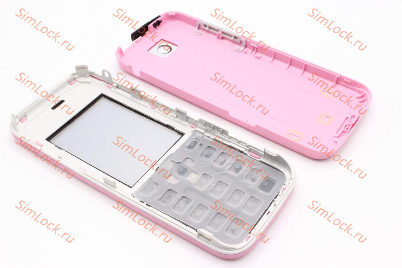 Nokia 7310 supernova - панели + клавиатура, цвет розовый