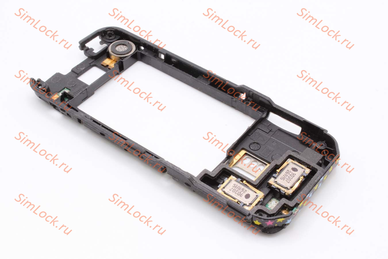 Nokia 7310 supernova - средняя часть корпуса, с разъемом, двумя звонками и вибро