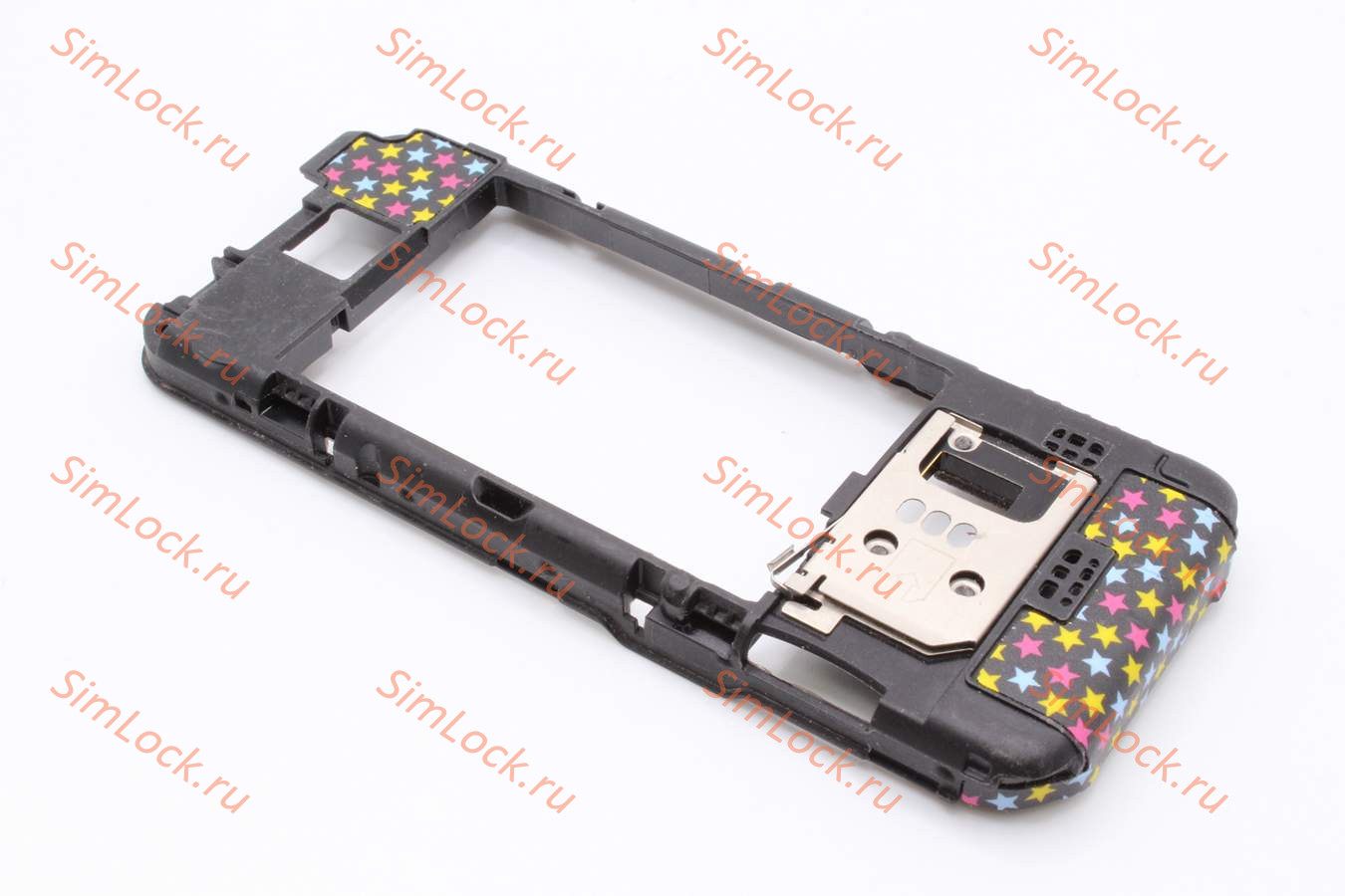 Nokia 7310 supernova - средняя часть корпуса, с разъемом, двумя звонками и вибро