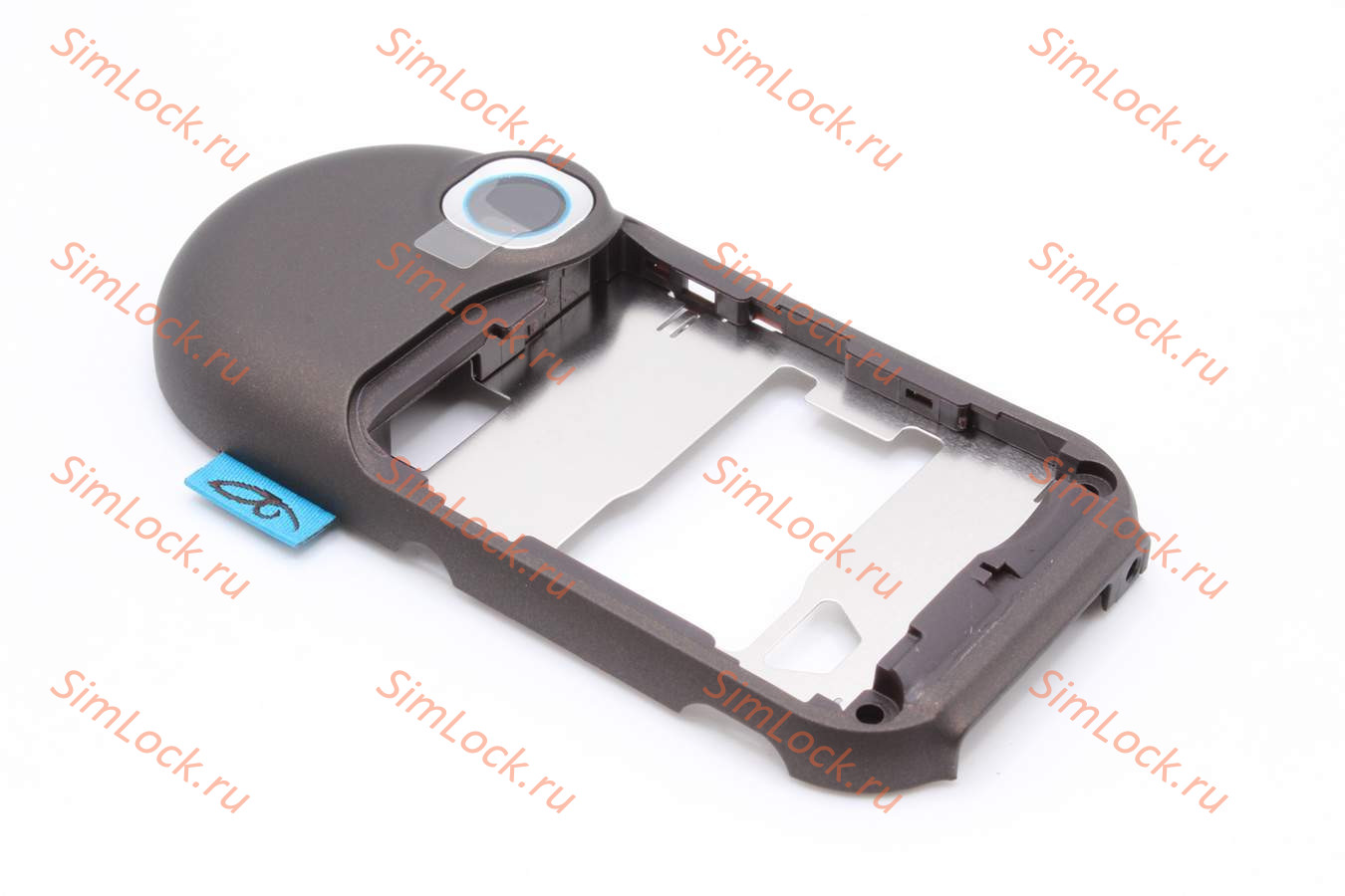 Nokia 7370 - нижняя часть в сборе с разъемом и металлической пластиной, оригинал