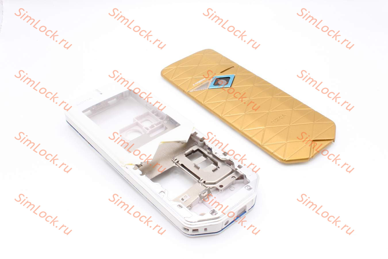 Nokia 7500 - корпус, цвет белый+золото