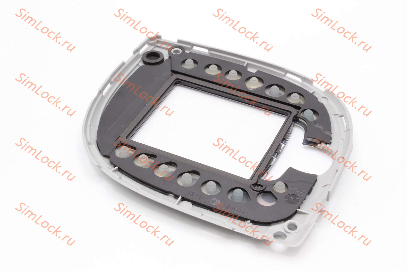 Nokia 7600 - лицевая панель со стеклом и клавиатурой, GREY, оригинал