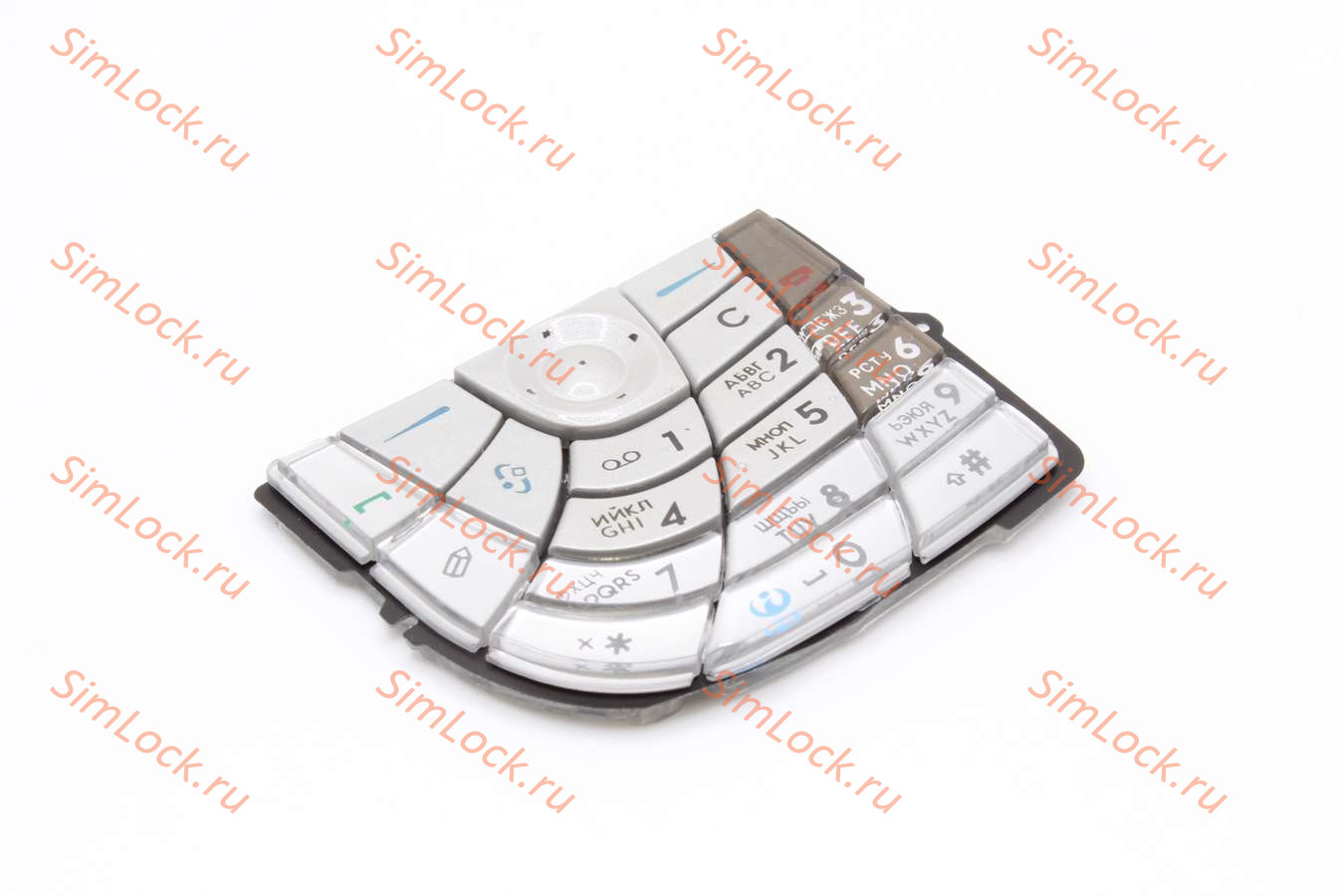 Nokia 7610 - клавиатура, цвет серый + коричневый