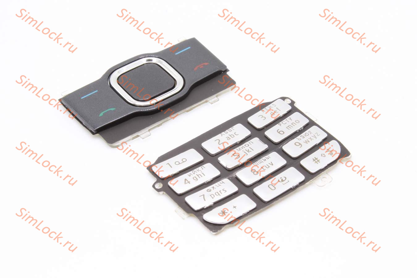 Nokia 7610 supernova - клавиатура, цвет серый+черный