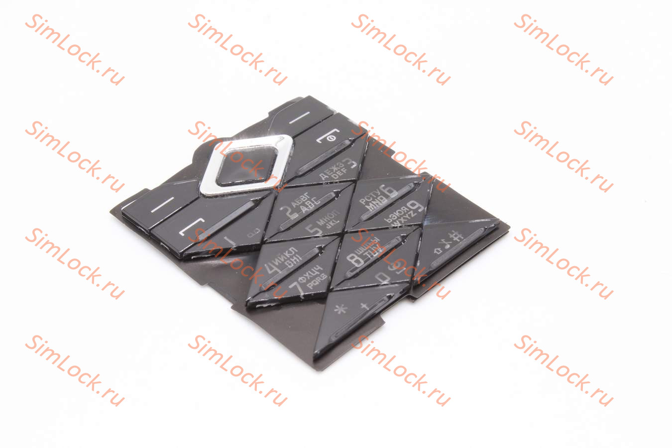 Nokia 7900 - клавиатура, цвет черный, кривой шрифт