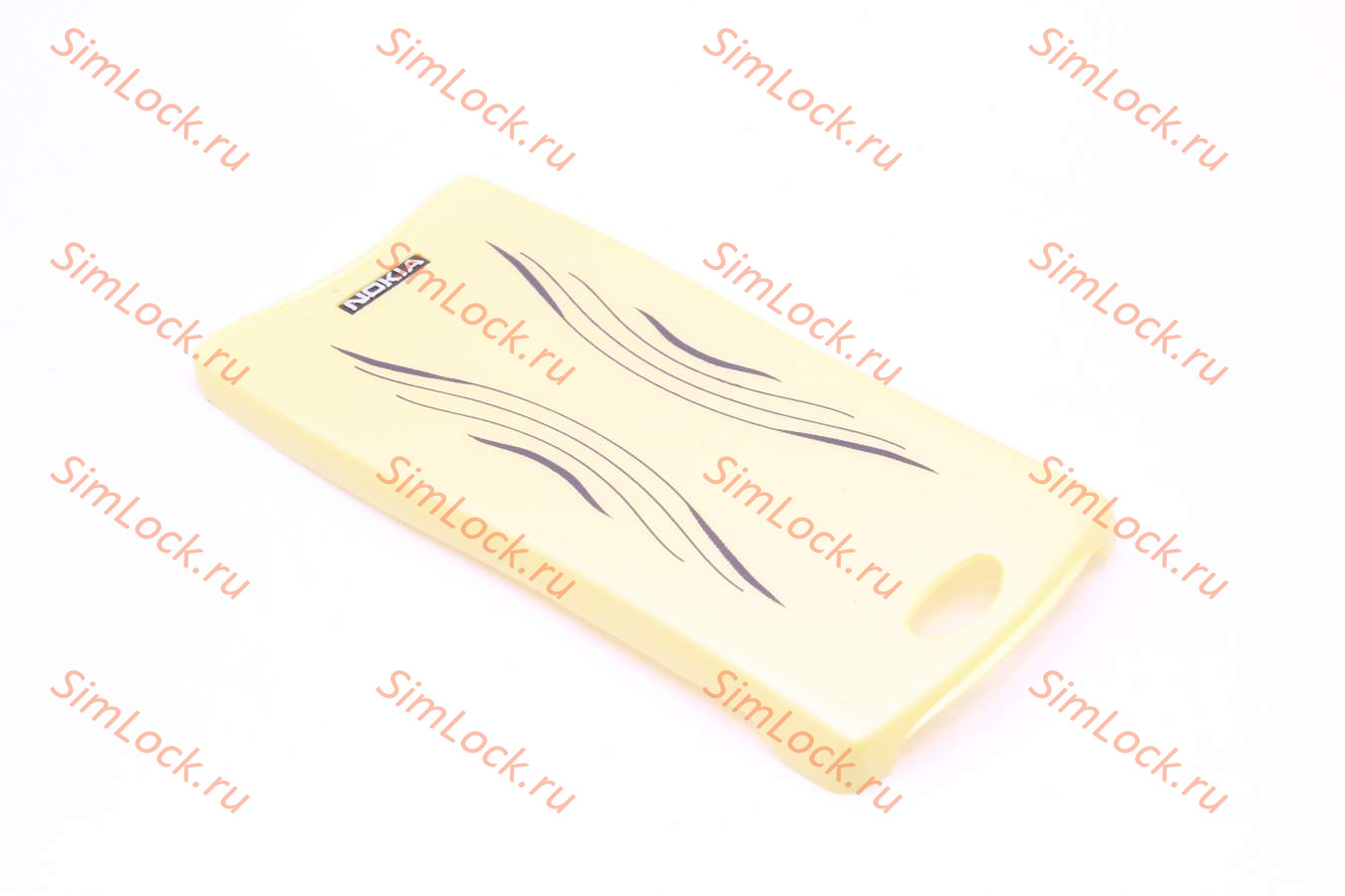 Nokia 8210 - панель АКБ, цвет желтый