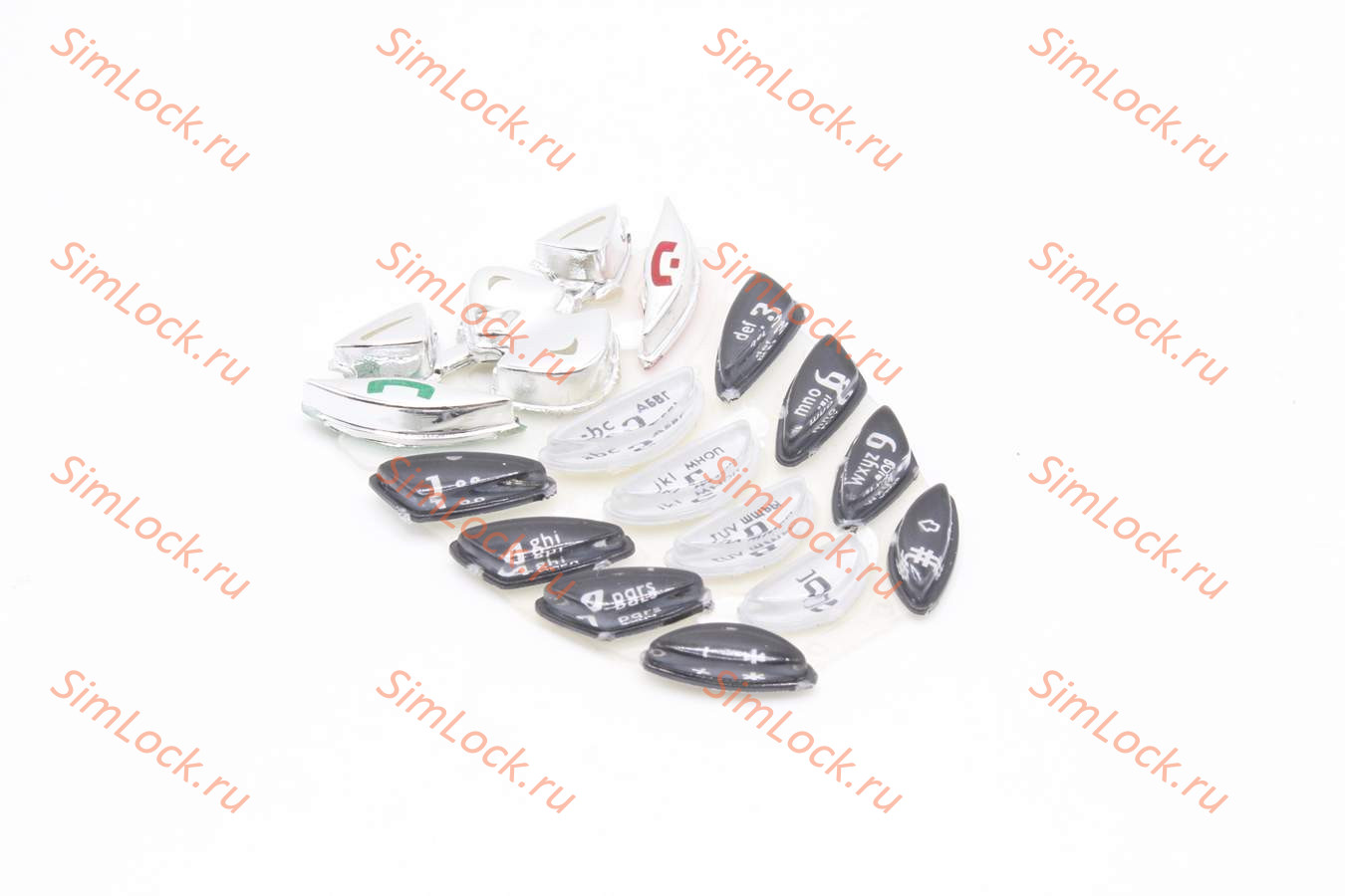 Nokia 8310 - клавиатура, черный+белый