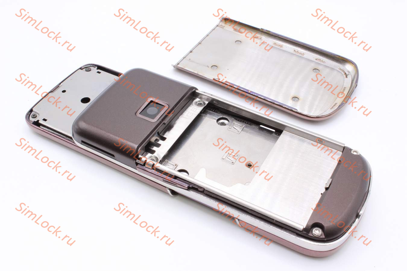 Nokia 8800 Sapphire Arte - корпус, цвет коричневый, кожаные накладки низкого качества