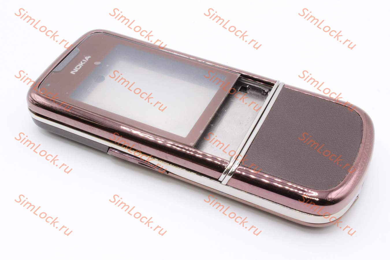 Nokia 8800 Sapphire Arte - корпус, цвет коричневый, кожаные накладки низкого качества